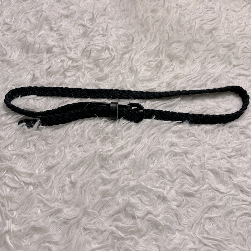 Medium Black Rope Belt - Picture 3 of 4